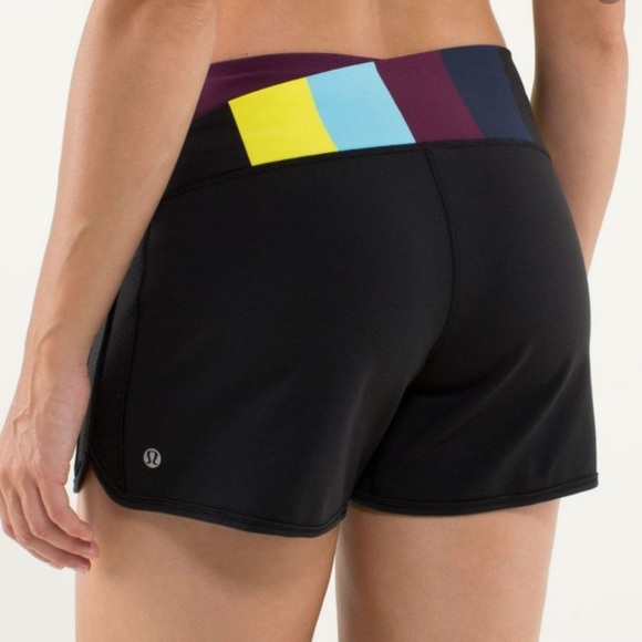 Lululemon Black Astro Shorts - 6 - Picture 2 of 10